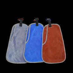 Portable Double Layer Fishing Towel Quick Dry Towel Snap Closure