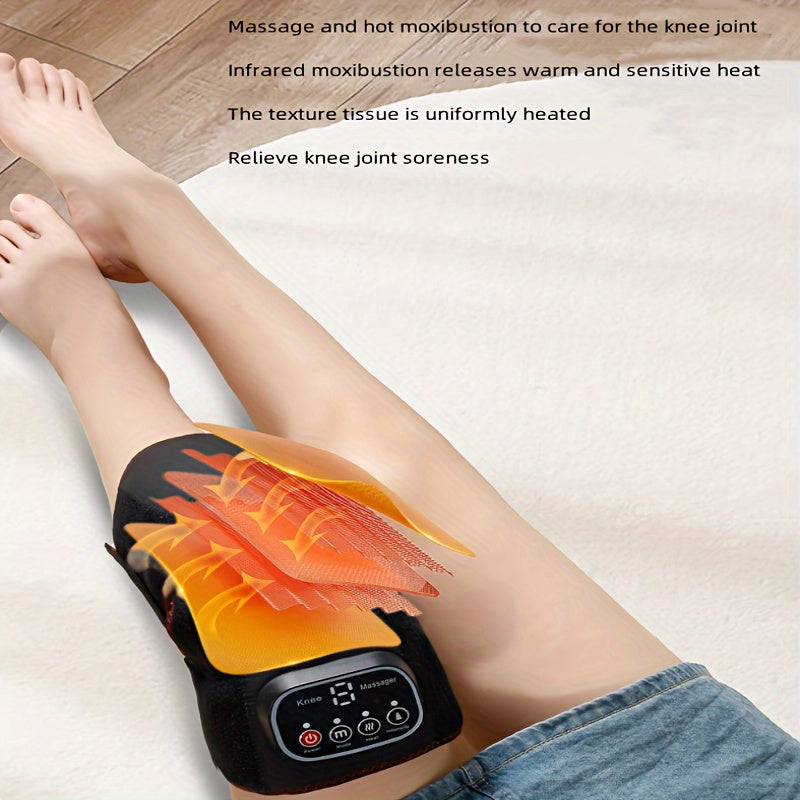 USB Charging Heated Knee Massager Knee Heating Pad Knee Relaxation