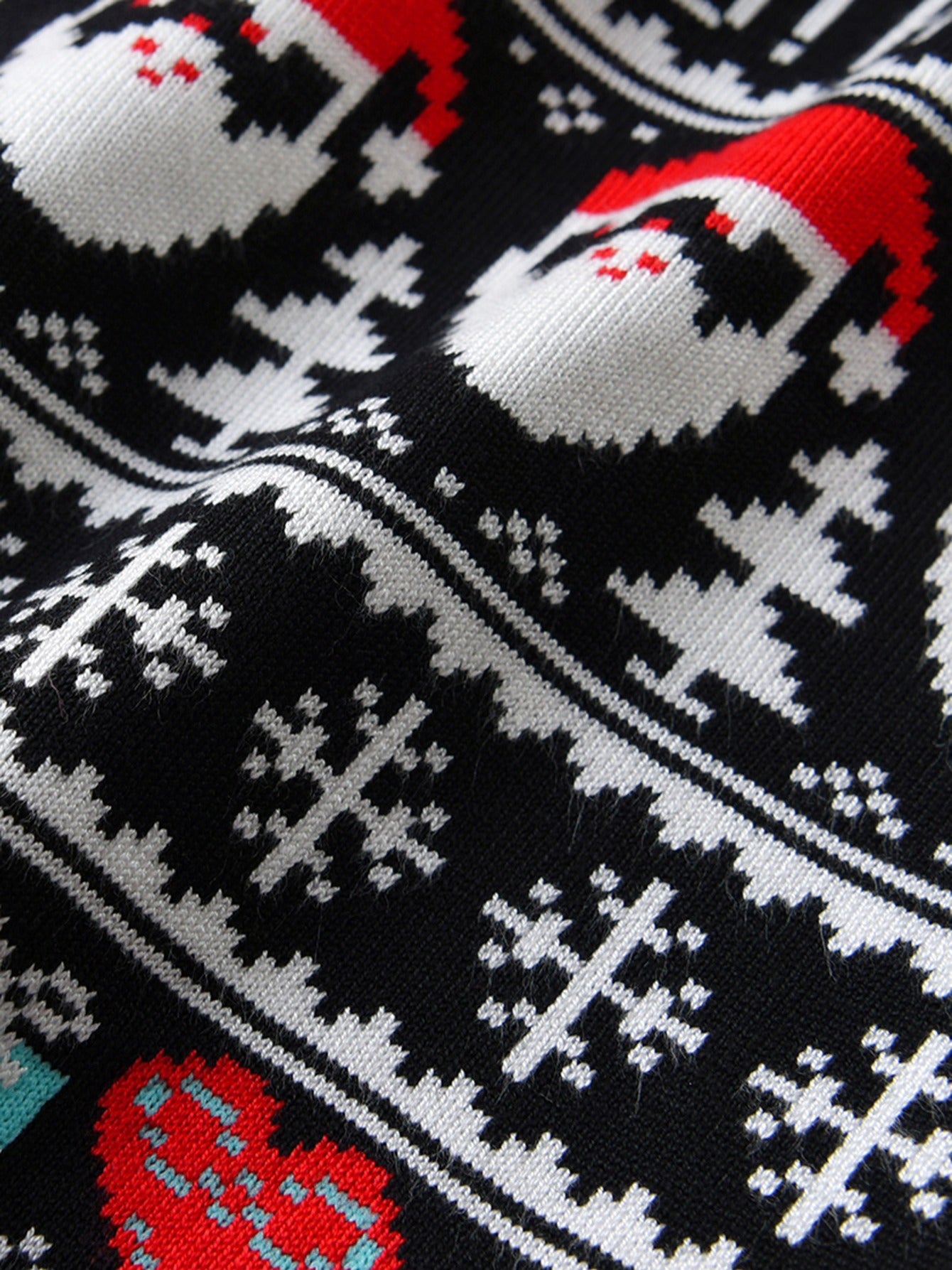 Christmas Santa Boys Knitted Sweatshirt