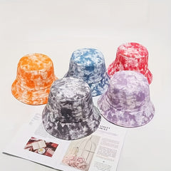 Tie Dye Bucket Hat Sunshade Beach Vacation