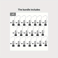 20pcs Stainless Steel Hanger Clips Clothes Pants Wardrobe Organizer