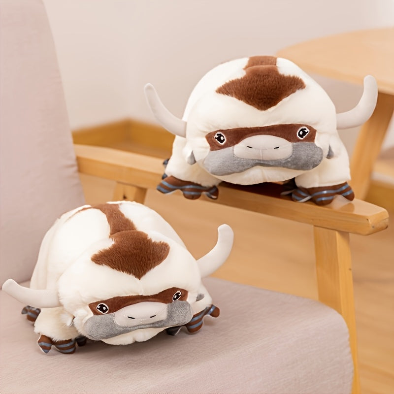 Flying Ox Apai Plush Toy Soft Stuffed Animal Cartoon Figure for Home Decor