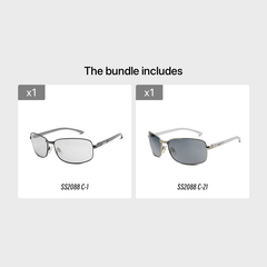 Men's Retro Square Sports Sunglasses UV Protection