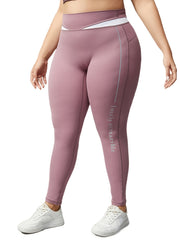 Letter Print High Waist Yoga Running Sports Leggings