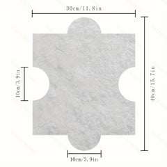 Thickened Plush Shag Puzzle Floor Mat Bay Window Seat Carpet