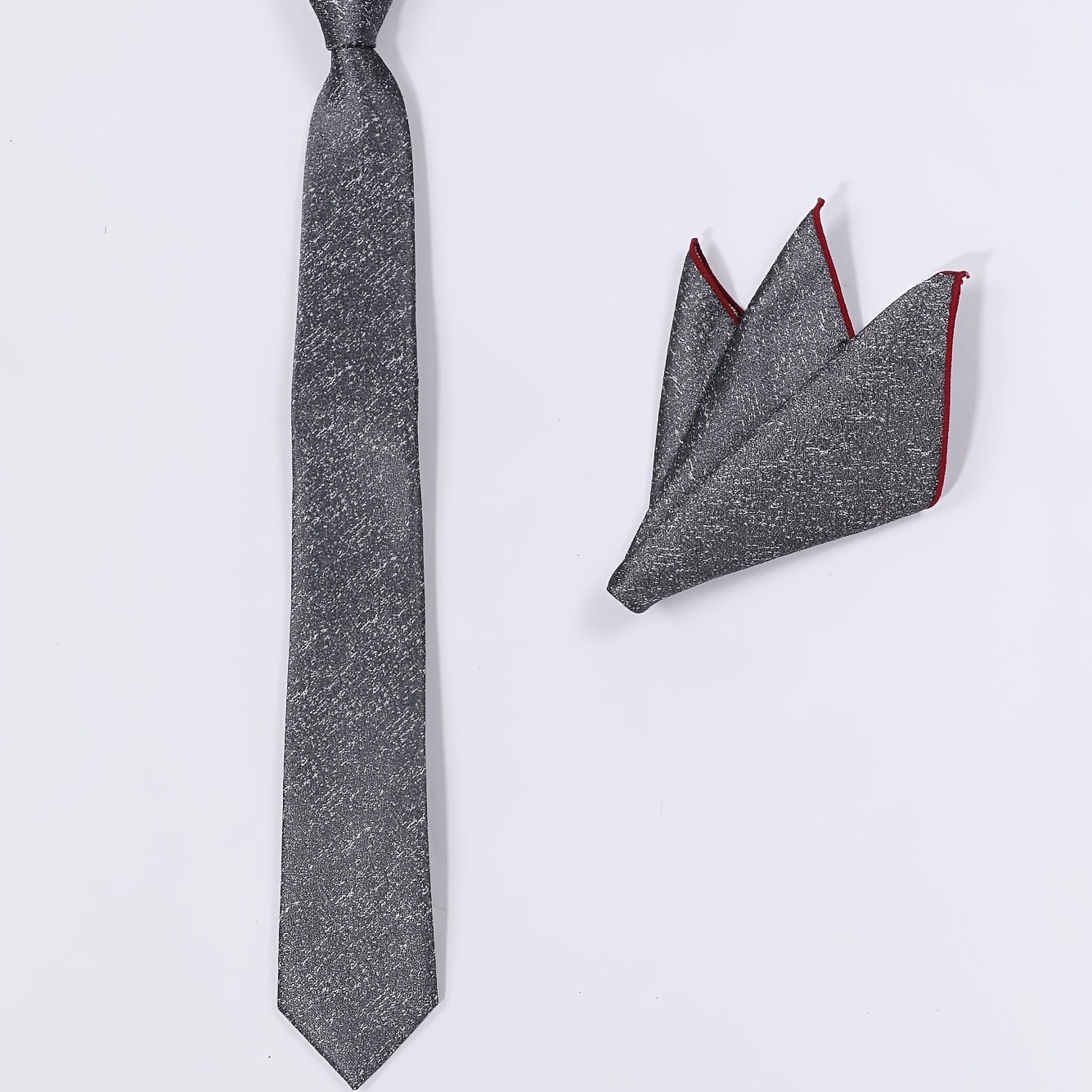 Casual Solid Tie Pocket Towel Set