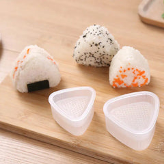 2pcs Triangle Rice Ball Mold Sushi Mold DIY Triangle Rice Ball Mold Lunch Sushi
