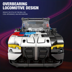 Assembly Racing Car Model Kit Building Block Toy Gift