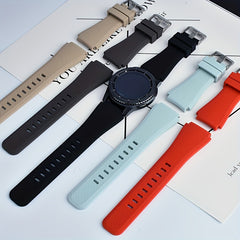 Silicone Watch Strap for Galaxy Watch 4 6 Classic 5 5 Pro 46mm 3 active 2 s3 s2