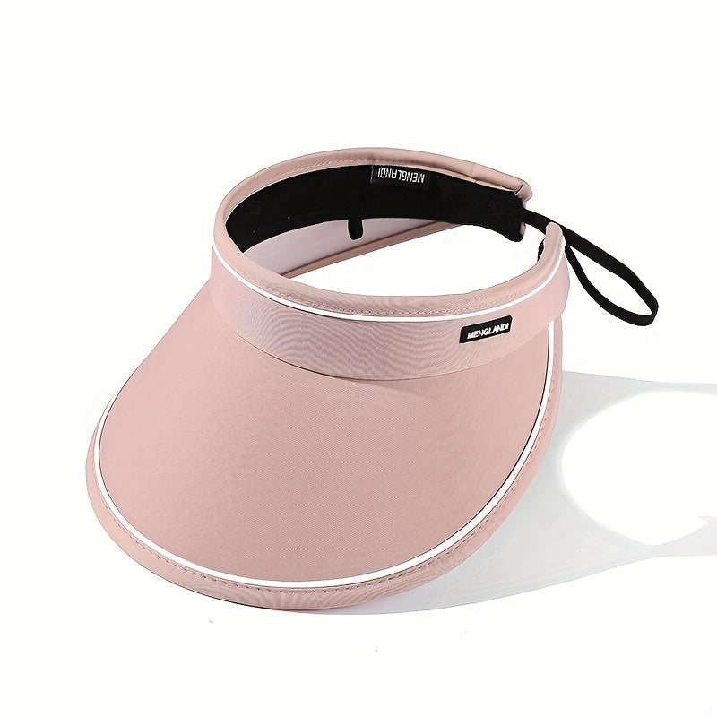 Wide Brim Casual Visor Hat UV Protection