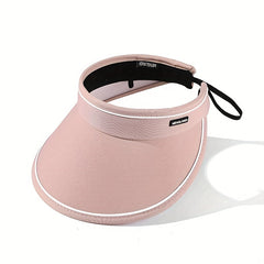 Wide Brim Casual Visor Hat UV Protection