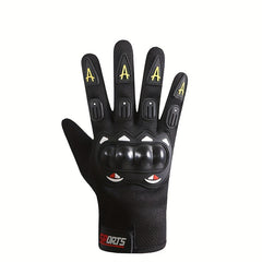 Touch Screen Racing Cycling Gloves Anti-fall Finger Protection Gloves