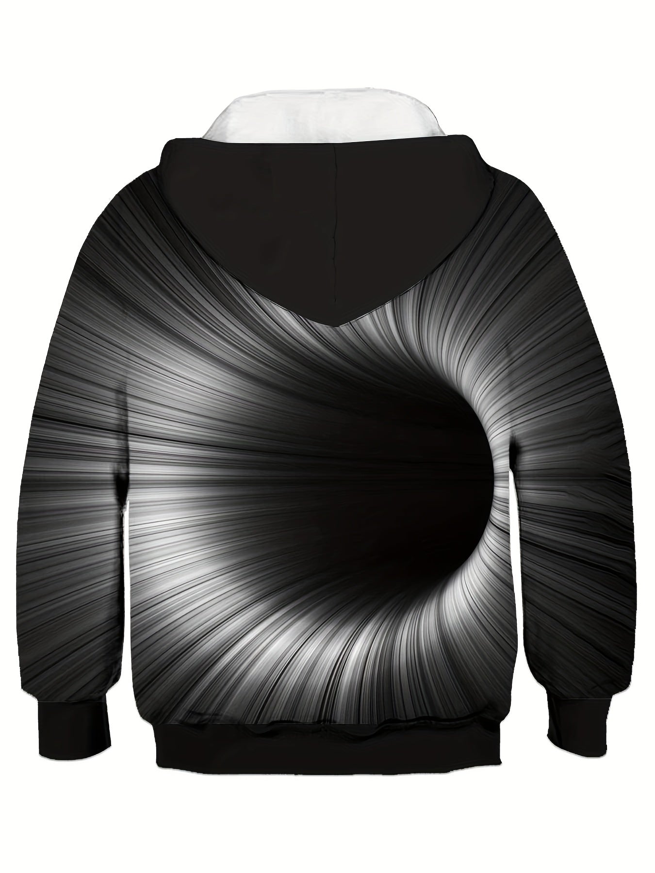 Hole Pattern Kid's Hoodie Long Sleeve Top for Spring Fall