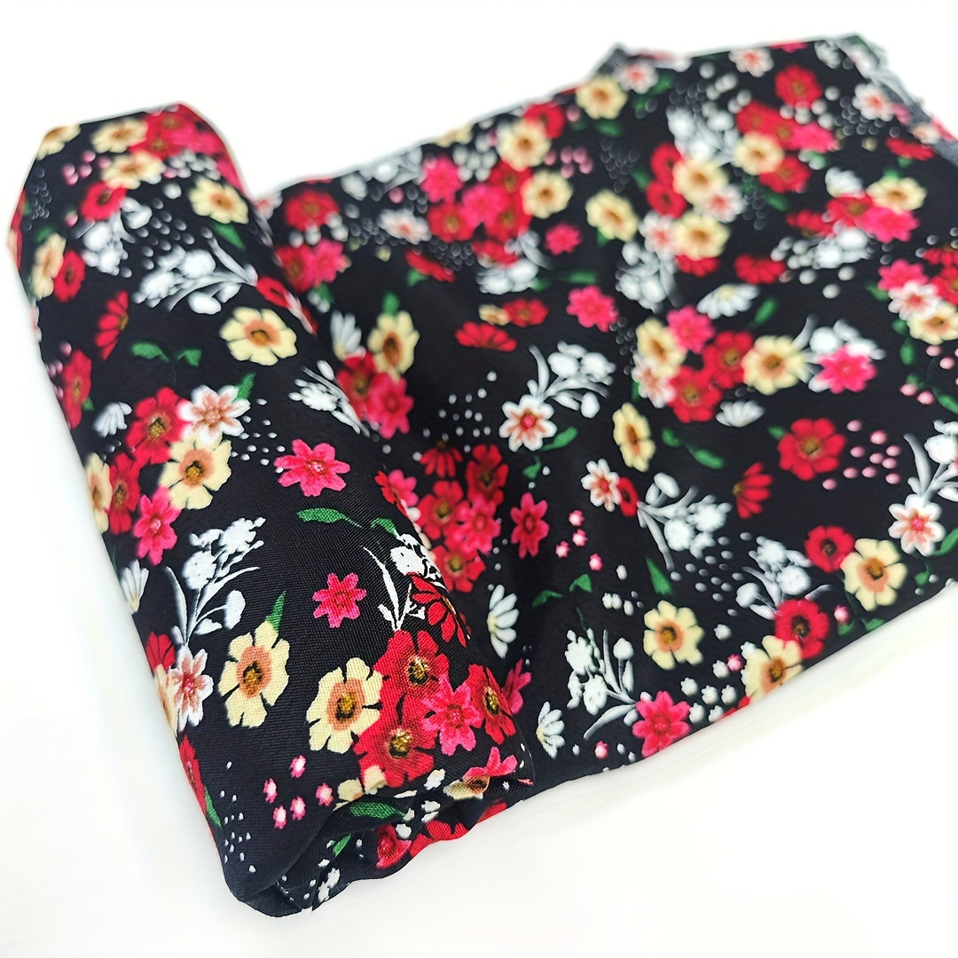 1yd Faux Cotton Fabric DIY Cloth Pants Dress Quilt Covering