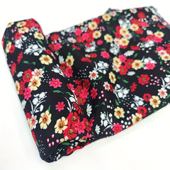 1yd Faux Cotton Fabric DIY Cloth Pants Dress Quilt Covering