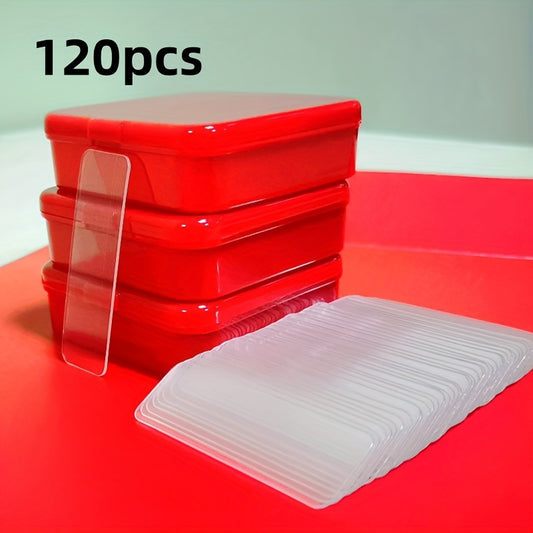 120pcs Transparent Double Sided Adhesive Tape for Various Household Uses