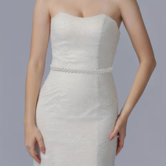 Pearl Beaded Bridal Sash for Wedding Dress