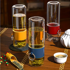 350ml Tea Water Separation Cup Leakproof Water Bottle