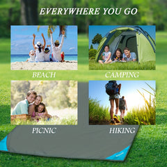 Sandproof Beach Picnic Mat Portable Pocket Mat
