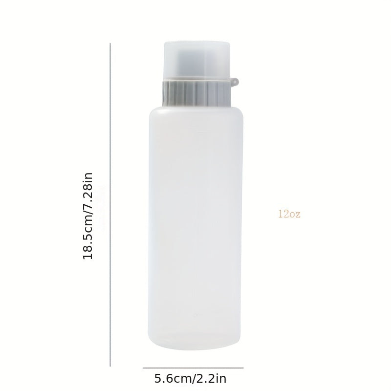 Squeezable Condiment Bottle 5-Hole Sauce Bottle for Salad Tomato Sauce Honey
