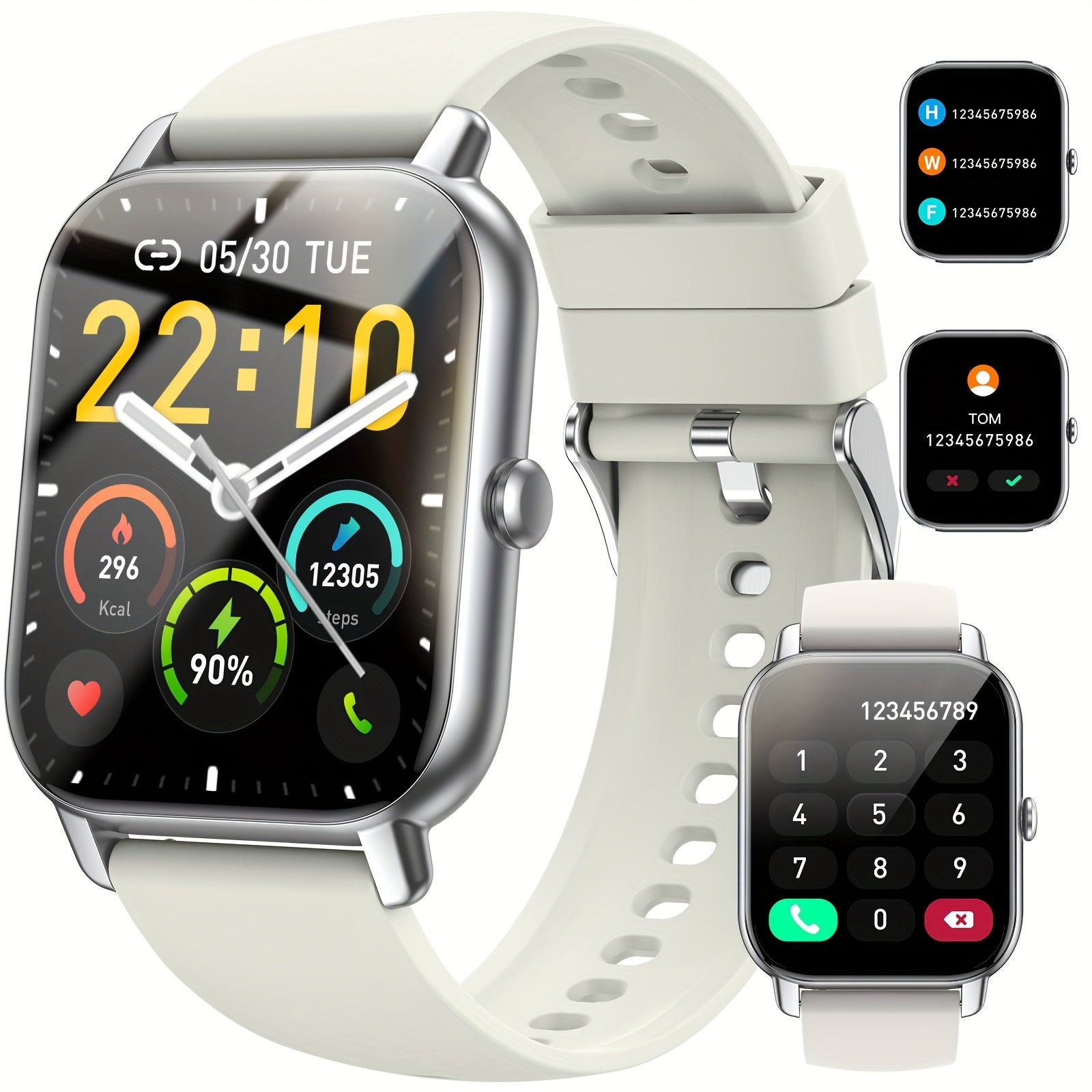 P66 Smartwatch Answer Calls Fitness Tracker Android iOS