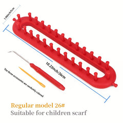 Scarf Weaving Tool Wool DIY Weaver Easy to Learn Zero Base Random
