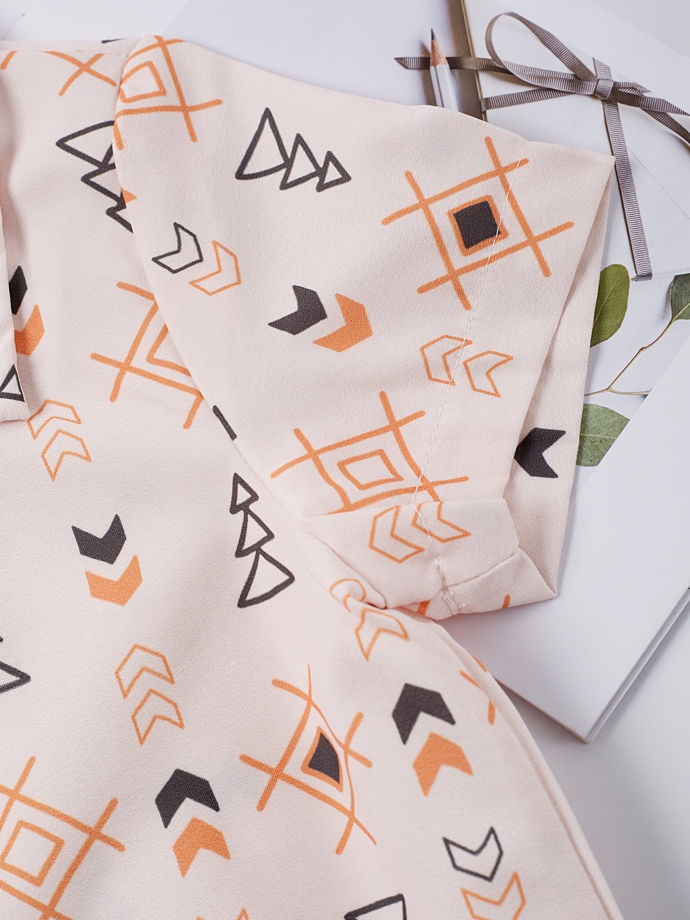Boys Symbols Shirt Short Sleeves Button Casual Summer Kids Clothes