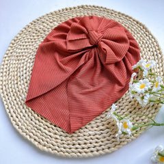 Baby Spring Summer Thin Headband Soft Bow Hat - Infants Newborns