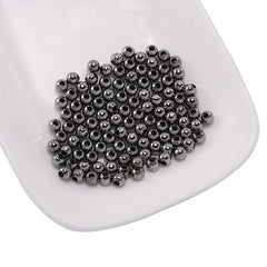 Perforated Iron Beads Round Beads Tube Position Beads DIY Jewelry