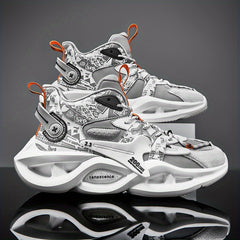 Men's High Top Basketball Shoes Non Slip Sneakers Spring Summer