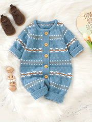 Infant Knitted Sweater Jumpsuit