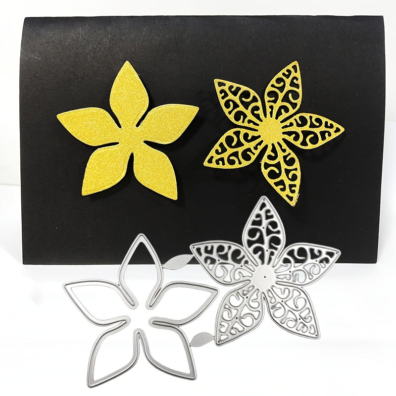 1pc Hollow Flower Die Cuts Metal Cutting Dies Scrapbooking Paper Craft