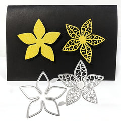 1pc Hollow Flower Die Cuts Metal Cutting Dies Scrapbooking Paper Craft