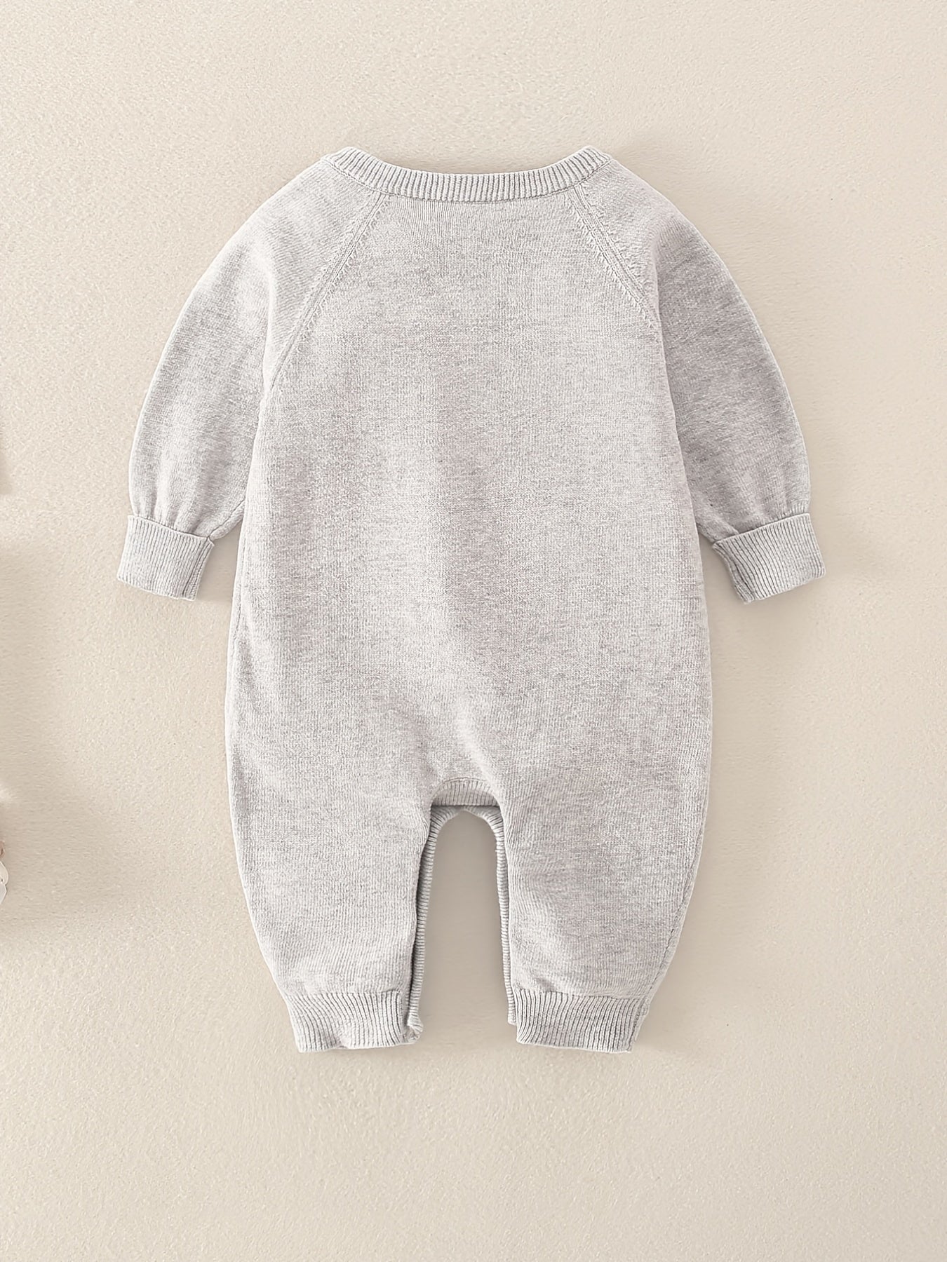 Baby Boys Knit Romper Heart Print Autumn Spring Kids Clothes