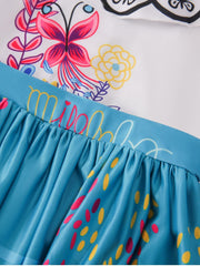 Princess Skirt Cosplay Dress Set with Bag