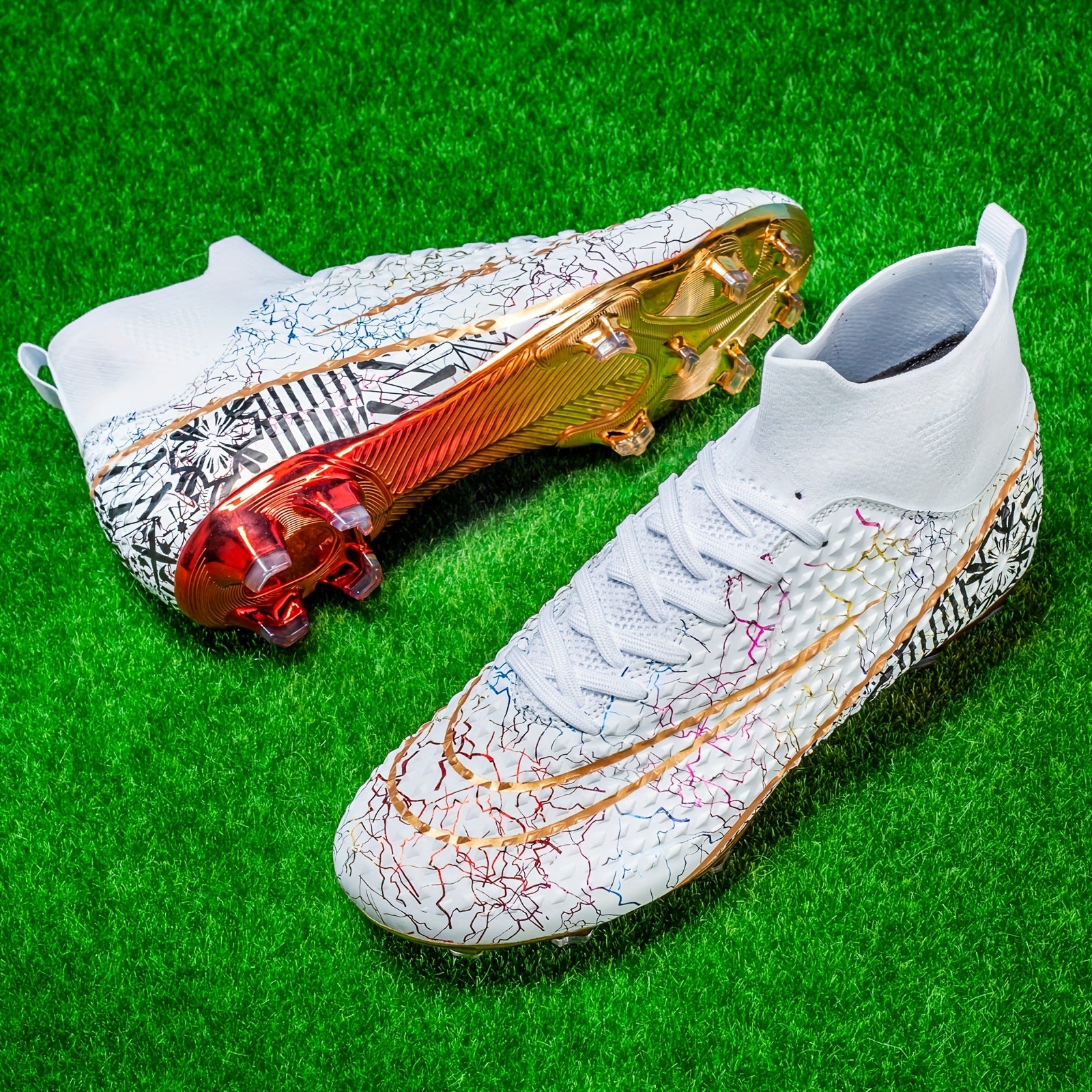 Kids Unisex Athletic TF Soccer Shoes Lightweight Comfortable Sports Shoes