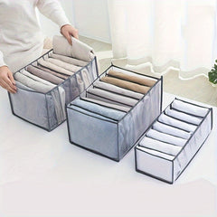Wardrobe Closet Clothes Organizer Storage Basket for Pants Jeans Shirts