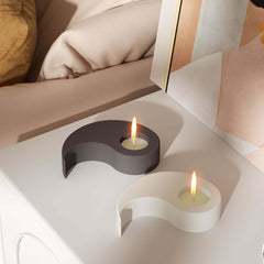 2PCS Tai Chi Yin Yang Silicone Candle Making Molds