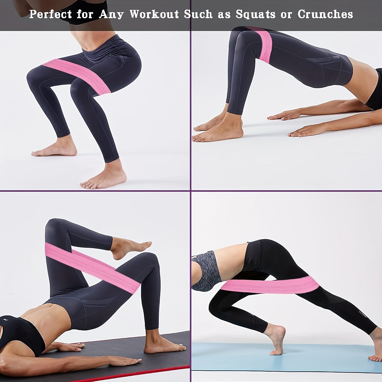 Elastic Squat Resistance Band Hip Fitness Rally Belt