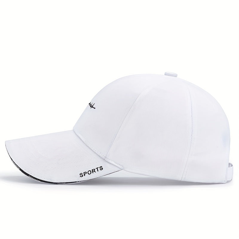 Spring Autumn Letter Baseball Cap - Youth Men Women Sunshade Peaked Hat