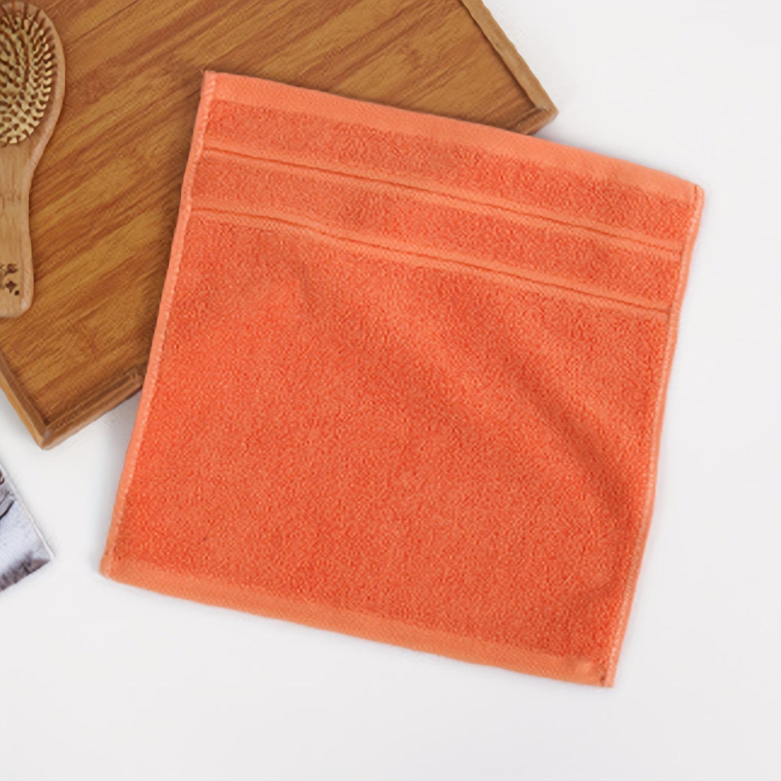 5pcs Cotton Washcloth Hand Towel Ultra Soft Absorbent Towels for Bathroom Gym