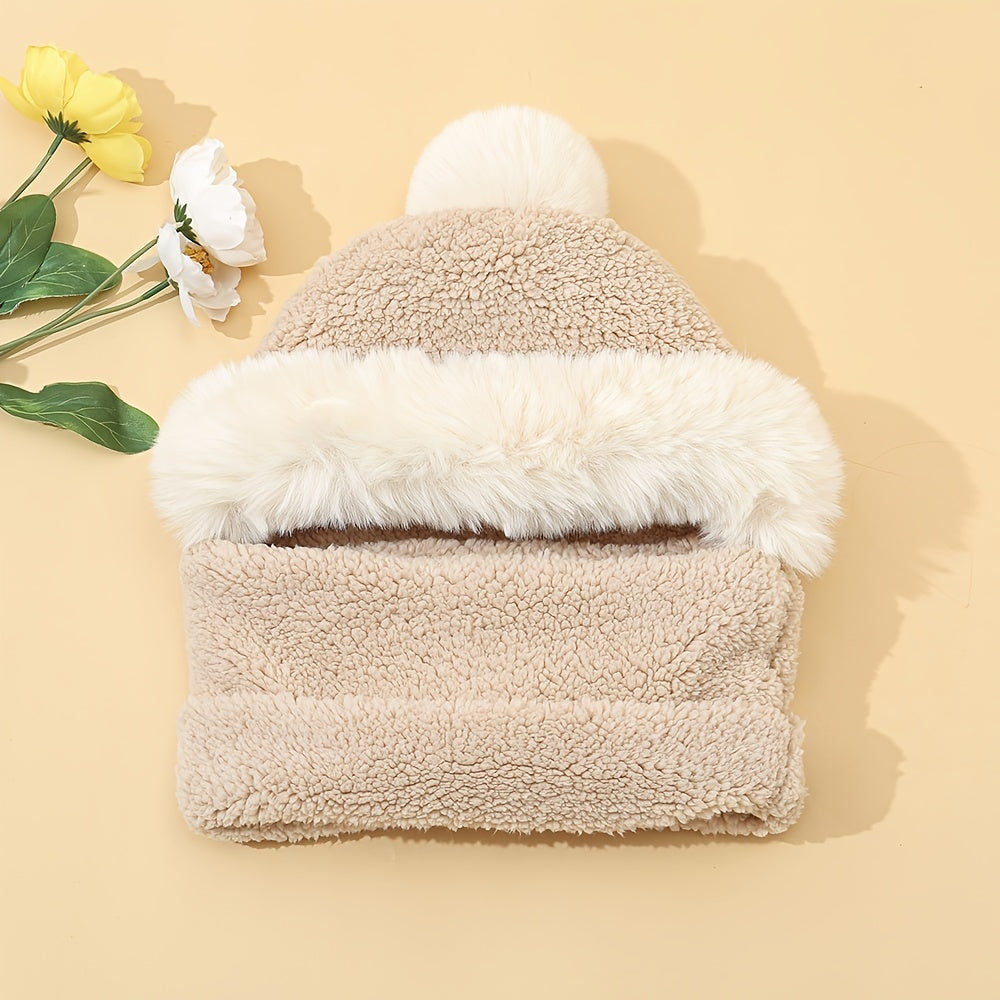 Windproof Scarf Hat for Winter Outdoor Activities - Hiking, Skiing