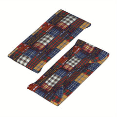 Signature Check Plaid Breathable Headband for Sport & Casual Outfits