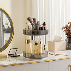 360 Rotating Makeup Organizer for Vanity Clear Storage