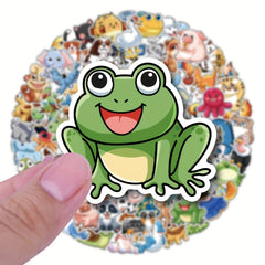 100Pcs Animal Stickers Vinyl Waterproof for Water Bottle Laptop Skateboard