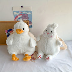 Duck Rabbit Plush Backpack for Kids