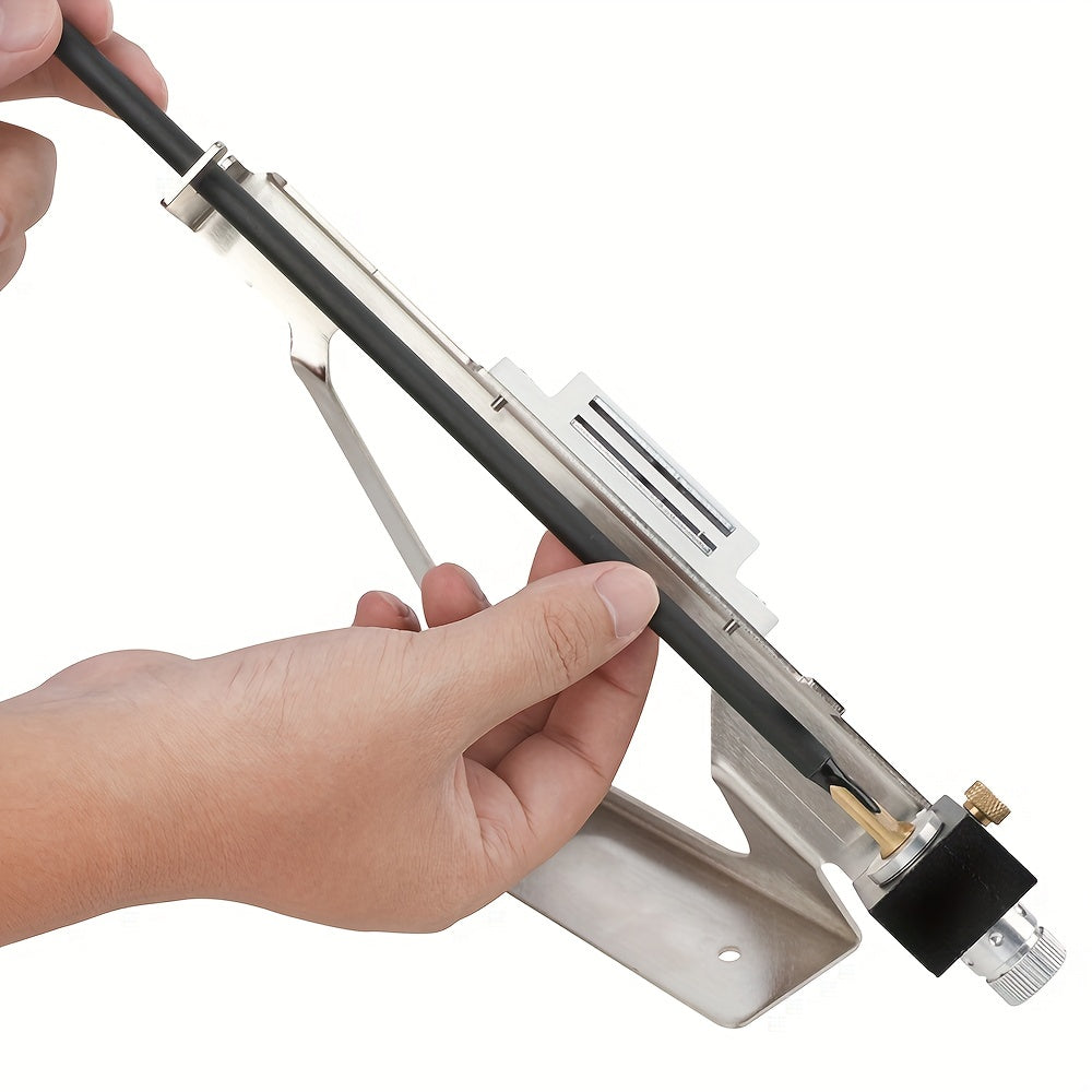 Adjustable Fletching Jig DIY Tool Aluminum Fletch Clamp
