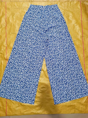 Floral Wide Leg High Waist Pants for Spring & Summer