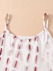 Girls Tie Dye Cami Top & Biker Shorts Set Kids Summer Clothes