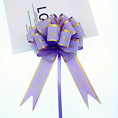 10pcs English Letter 3D Ribbon for Gift Bags - Plastic Ribbon for Decor